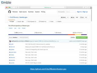 https://github.com/CityOfBoston/boston.gov
 