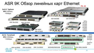 Развитие платформы Cisco ASR 9000 | PDF