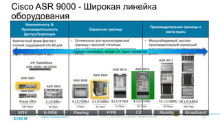 Развитие платформы Cisco ASR 9000 | PDF
