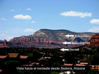 Vista hacia el noroeste desde Sedona, Arizona
 