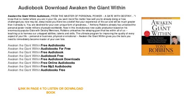 awaken the giant within audiobook mp3 free download