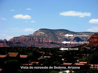 Vista do noroeste de Sedona, Arizona
 