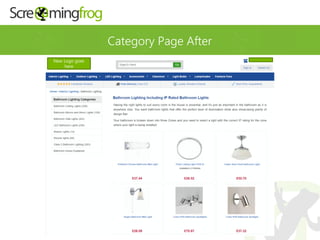 Category Page After
New Logo goes
here
 