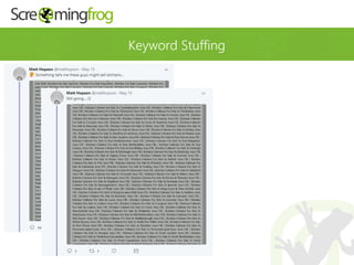 Keyword Stuffing
 