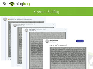 Keyword Stuffing
 