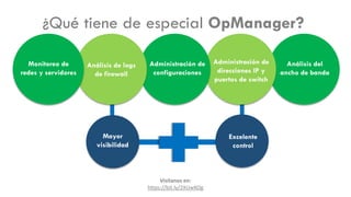 ManageEngine OpManager Plus | PDF