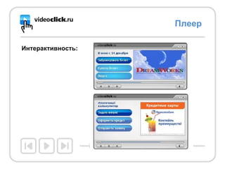 Интерактивность:  Плеер 