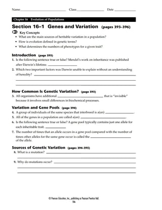 16 & 17 worksheets combined