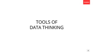 12
TOOLS OF
DATA THINKING
 