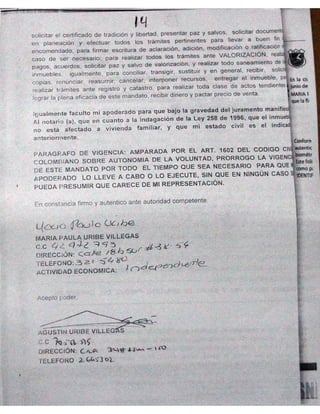 PharmaCielo Rionegro Facility deed 1