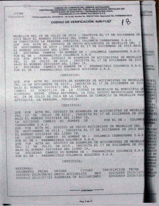 PharmaCielo Rionegro Facility deed 1