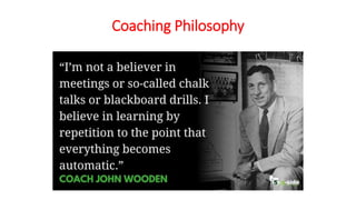 Coaching Philosophy
 
