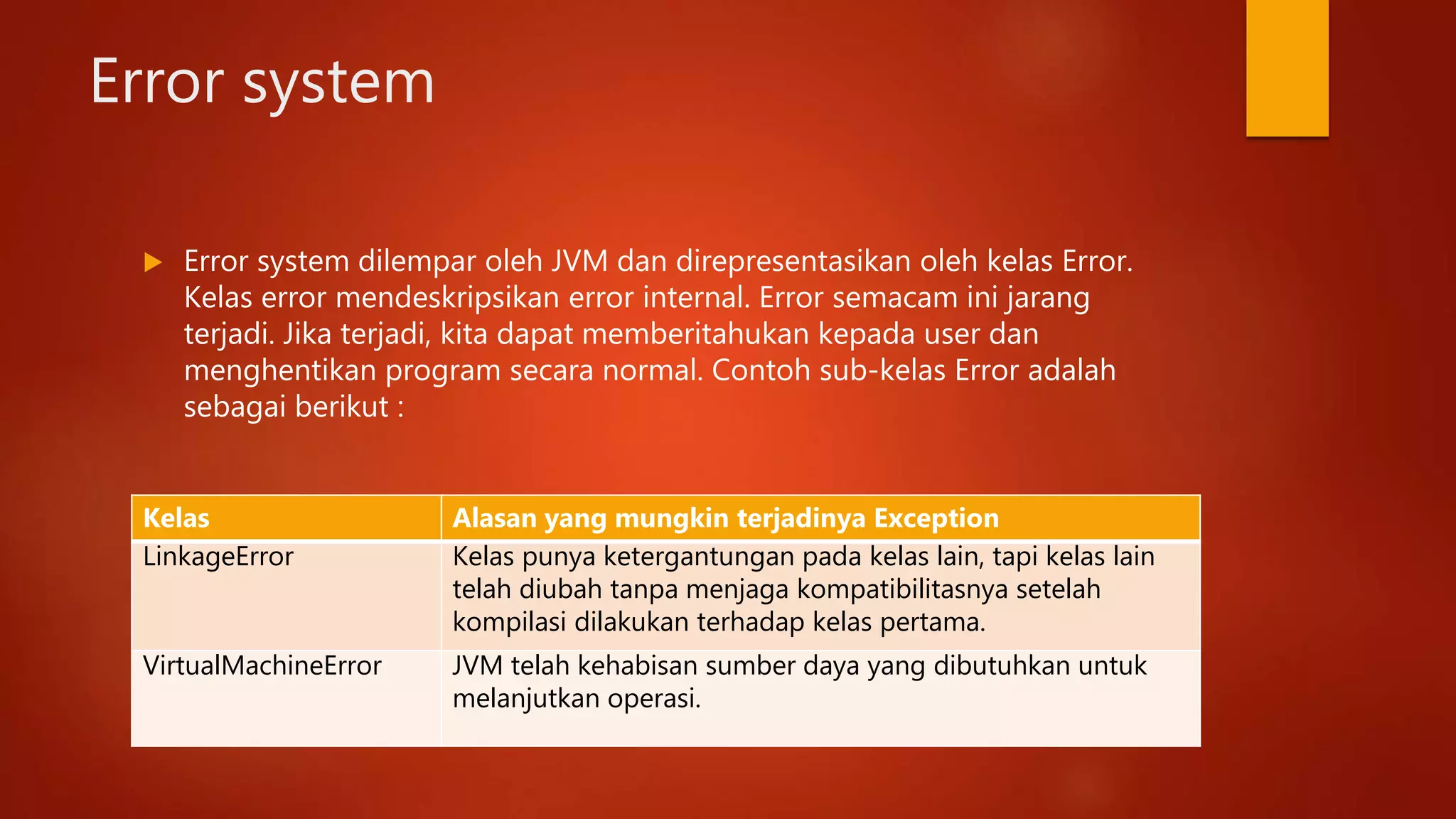 16. error handling | PPTX