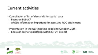 WP 4.2. Policy Scenario building - UFMG & CIT