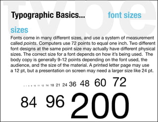 16. A Basic Introduction to Typography (Inglés) (Presentación) autor ...