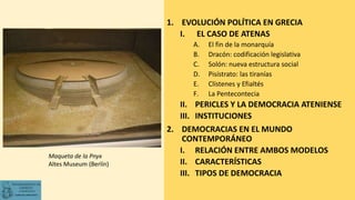 DE LA DEMOCRACIA ATENIENSE A LA DEMOCRACIA OCCIDENTAL.ppsx