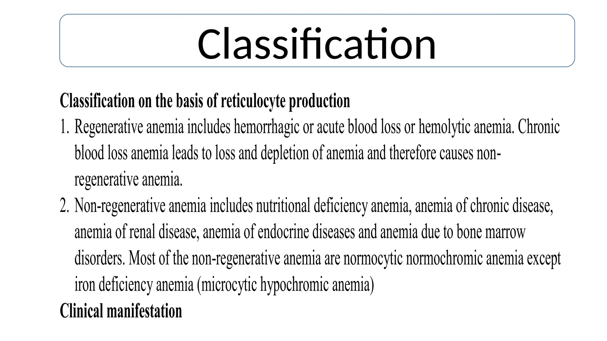 Picture of Anemia and its types in Veterinary Medicine.pptx