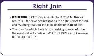 DBMS Nested & Sub Queries Set operations | PDF