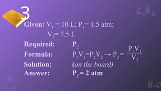 P2 Formula Charles' Law and it's formula and description | PPTX