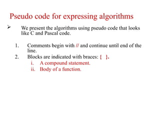 Inytroduction to design Analysis and Algorithms | PPTX