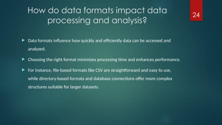 Data Format Science Computer Organization data formats lec 12.pptx