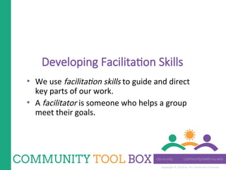 Developing Effective Facilitation Skills for Group Leadership and ...