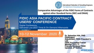 Comparative Advantages of FIDIC Contracts vs NEC and ENAA Standards | PDF