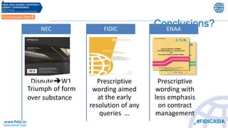 Comparative Advantages of FIDIC Contracts vs NEC and ENAA Standards | PDF