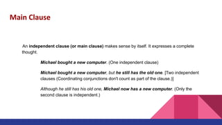 Comprehensive Guide to Phrases and Clauses in English Grammar | PDF