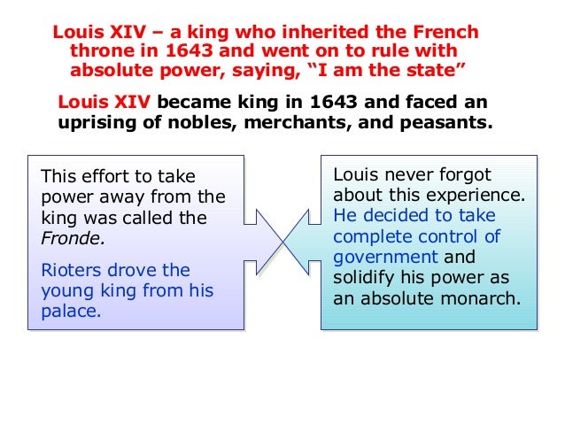 (16.2) absolutism france under louis xiv