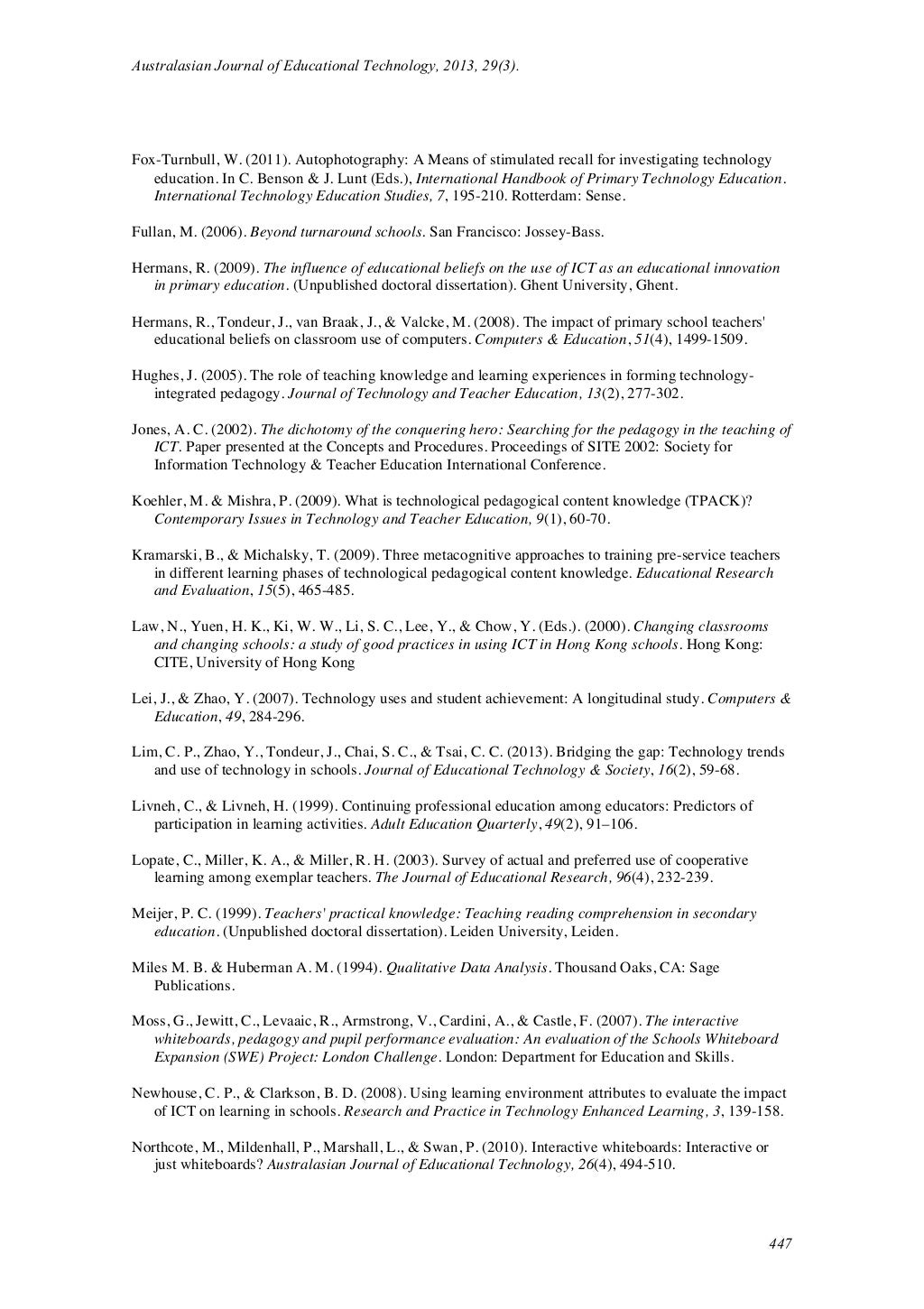 An Example of a Qualitative Research Design