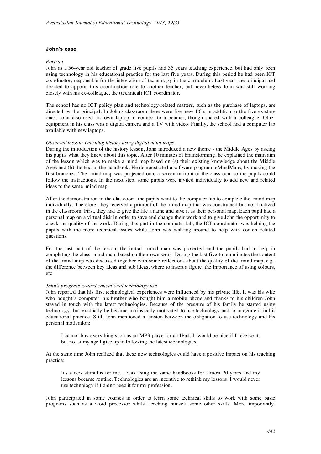 An Example of a Qualitative Research Design