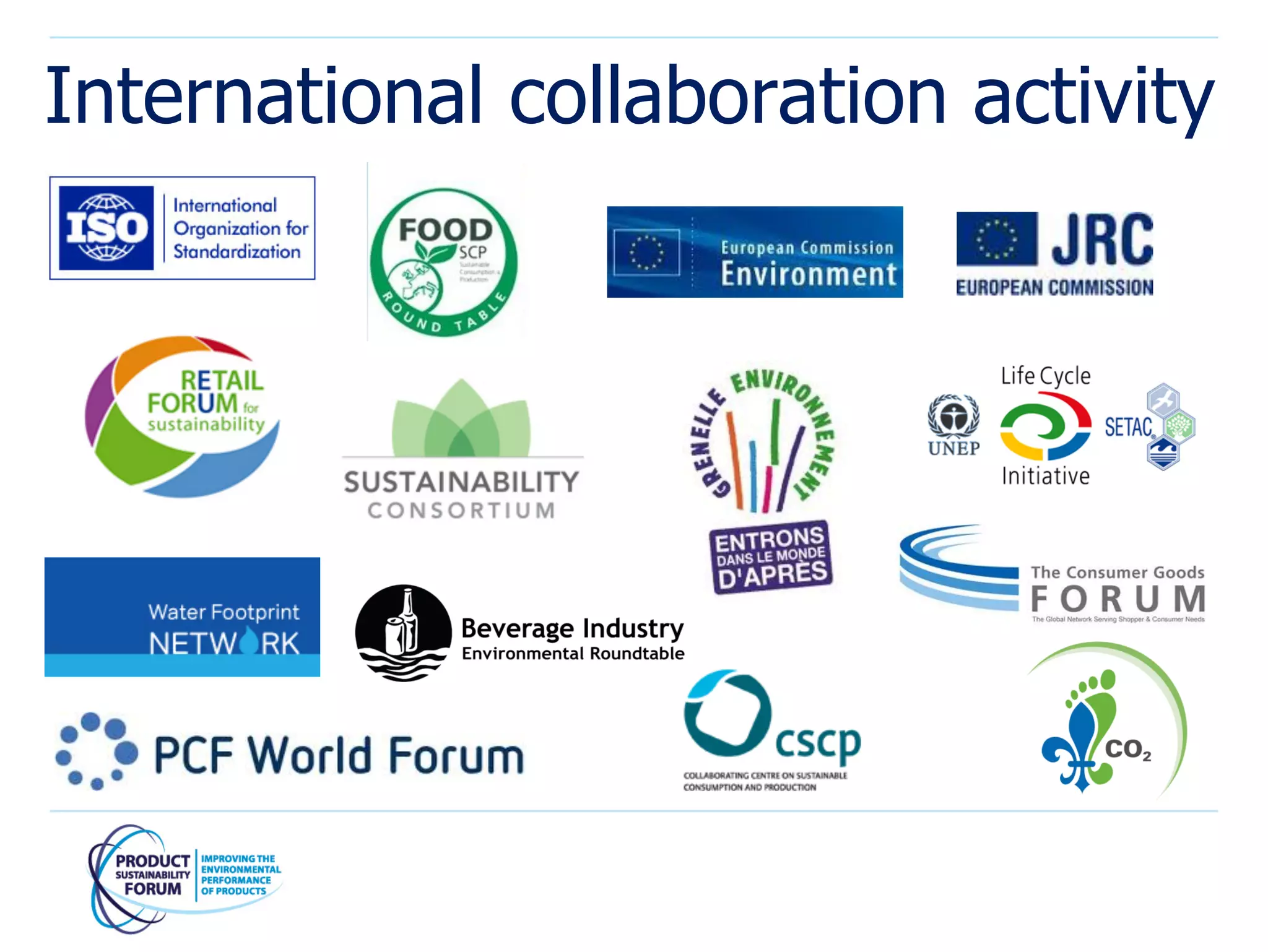 International collaboration activity
 