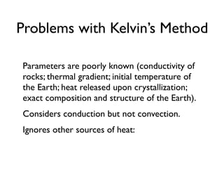 Poorly Earth The Age of the Earth | PDF
