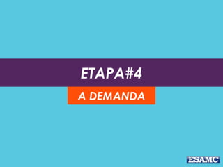 ETAPA#4
A DEMANDA
 