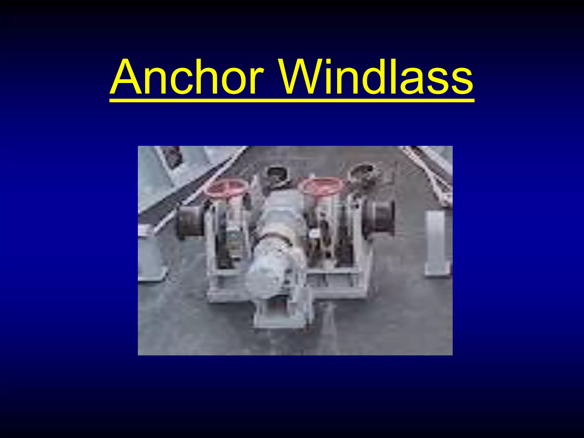 Anchor Windlass
 