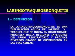 16. bronquitis aguda, ltb y bronquiolitis