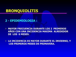 16. bronquitis aguda, ltb y bronquiolitis