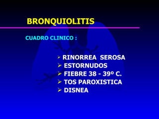 16. bronquitis aguda, ltb y bronquiolitis