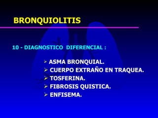 16. bronquitis aguda, ltb y bronquiolitis