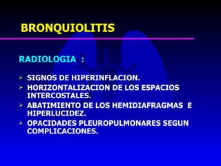 16. bronquitis aguda, ltb y bronquiolitis