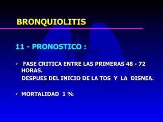 16. bronquitis aguda, ltb y bronquiolitis
