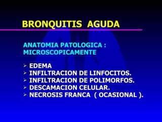 16. bronquitis aguda, ltb y bronquiolitis