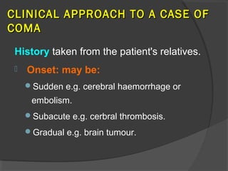 comatosed patient | PPT
