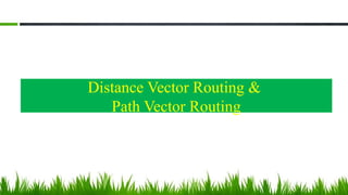 Distance Vector Routing &
Path Vector Routing
 