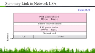 Summary Link to Network LSA
Figure 16.45
 