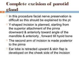 Parotid Incision Types 16 diseases of salivary glands | PPT
