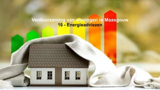 Verduurzaming van woningen in Maasgouw
16 - Energieadviezen
 