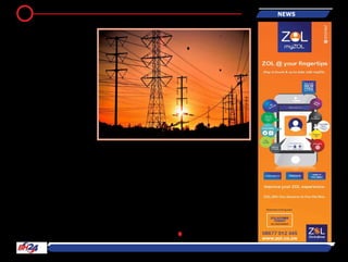 1963.
Capco was running the Kar-
iba power project for the two
countries, but was disbanded
in 1987. Zimbabwe Electricity
Supply Authority (ZESA) busi-
ness development planning
executive Engineer Simon
Mutambi told a ZimAsset Con-
ference that the local power
utility had paid off the CAPCO
debt.
“The strategies which we have
employed to achieve this is,
the first one is what we call
the ex-CAPCO assets. Basi-
cally these are the assets
which belonged to the prede-
cessor of ZESA, CAPCO.
“After the break-up of CAPCO
there areas where there was
no agreement between Zam-
bia and Zimbabwe, so as a
result to develop Batoka there
was need to come to a con-
sensus and one of the issues
standing in the way was the
payment of the outstand-
ing debt with regards to this
power company.
“And I am happy to say that
this debt is fully paid and we
are now ready to go ahead
and implement the Batoka
project,” he said.
Last week, Energy and Power
Development Minister Sam-
uel Undenge told reporters
that the Batoka project would
commence next year, follow-
ing ongoing feasibility studies
by the World Bank that should
be completed around June this
year.
Zimbabwe and Zambia have
already signed a Memoran-
dum of Understanding (MoU)
to jointly construct the Batoka
hydro plant.
The Batoka project will come
as a long-term solution to
Zimbabwe’s debilitating power
shortages where available
capacity tends to reach circa
1 300MW compared to peak
demand of 2 200MW.
●
2 news
 