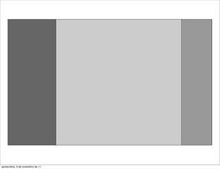 quinta-feira, 3 de novembro de 11
 